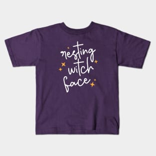 Resting Witch Face Kids T-Shirt